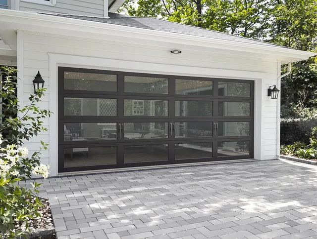 Glastonbury Garage Door Repair design specialist presenting custom garage door options to Glastonbury homeowner