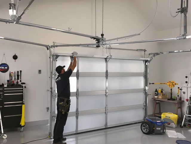 Glastonbury Garage Door Repair certified team performing precision garage door installation in Glastonbury