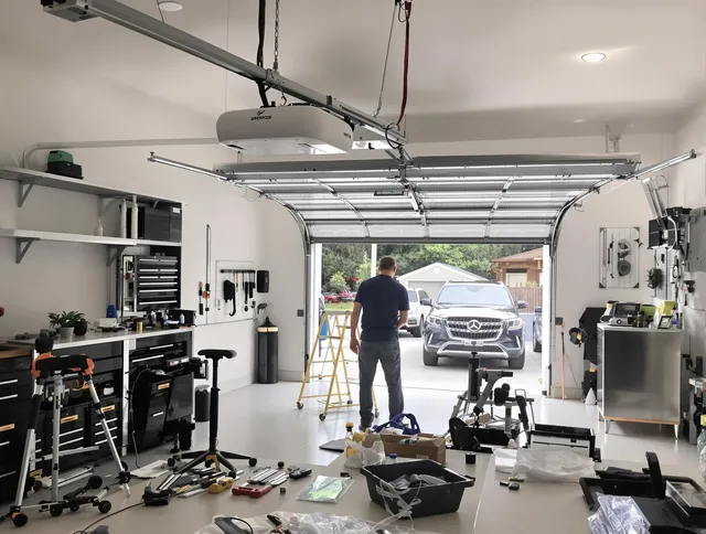 Garage door opener installation by Glastonbury Garage Door Repair in Glastonbury