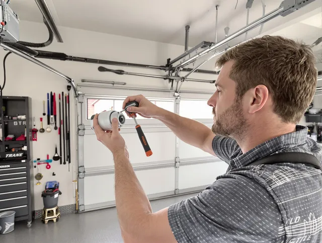 Garage door opener repair service by Glastonbury Garage Door Repair in Glastonbury