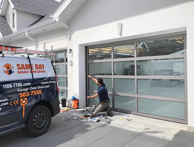 Same-day garage door repair service by Glastonbury Garage Door Repair in Glastonbury